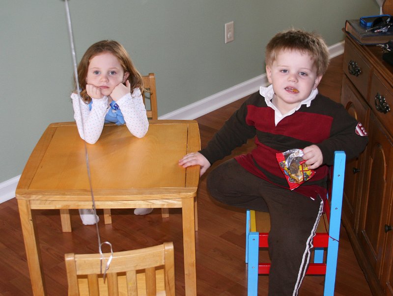 Waiting for the party to begin